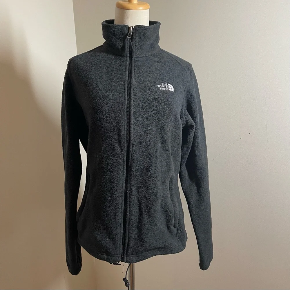 The North Face Women’s Black Full Zip Fleece Casual Jacket - Size Medium